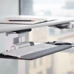 Humanscale Keyboard Tray (without Clip Mouse) - Side View