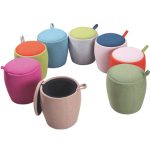 collection of gondola storage stool