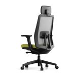 Rear angled view of the Krede K10A High Back Chair