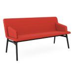 Axyl Full Fabric Bench with Arm 1