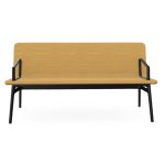 Axyl Wood Bench with Arm 2