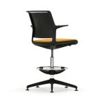 three-quarter side view of the Senator Ad-Lib counter stool