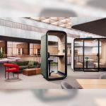 Framery One Compact Work Pod - green framery one compact design