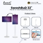 Product Brochure for the SwoshBuD 32" All-In-One Productivity System.