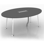 Oval Bridge Meeting Table