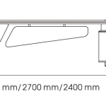 Kano Avia Executive Table - Size Measurement