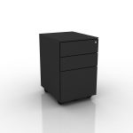 Wooden Pedestal - Black