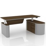 Customised Cluster Height Adjustable Table - Executive Office Work Table