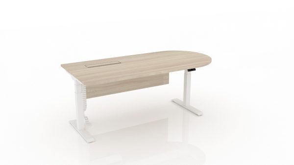 Customised Cluster Height Adjustable Table - Single Office Work Table