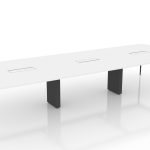 Kindle Meeting Table - Office Meeting Table - White